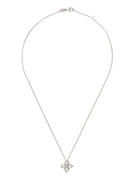 Colier Roberto Coin cu model floral alb