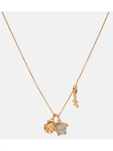 Pandantiv Versace de cristal auriu