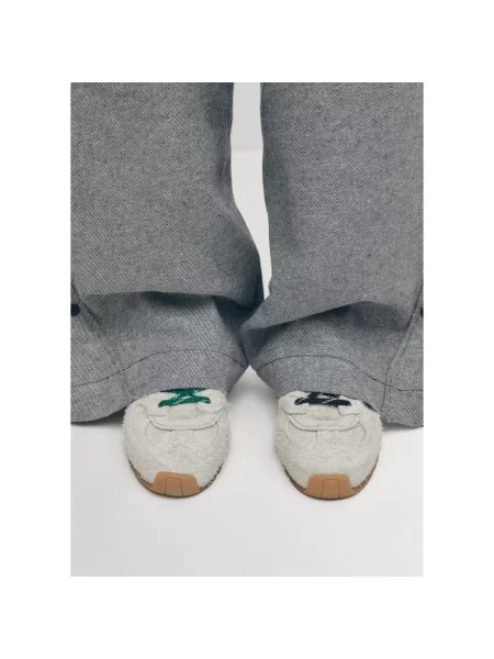 Alohas sneakersy zamszowe beżowy