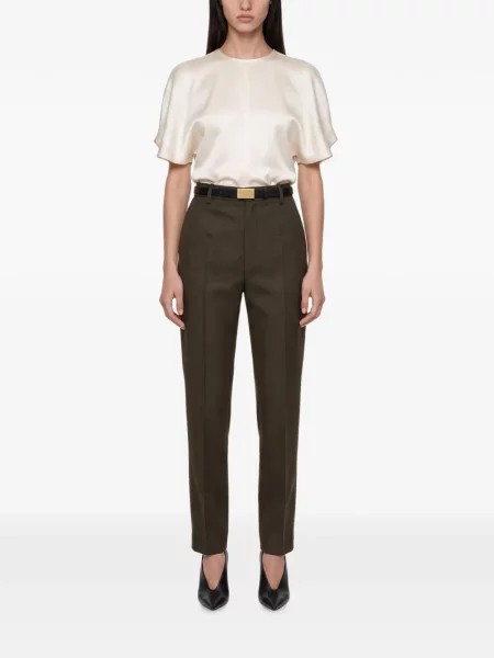 Pantaloni Victoria Beckham verde