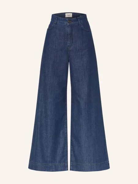 Weekend Max Mara Široké Džíny Vega navy námořnictvo