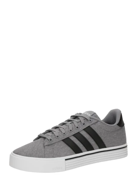 ADIDAS SPORTSWEAR Nizke superge DAILY siva / črna bela