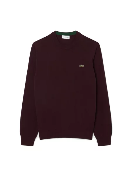 Sweter Lacoste brązowy