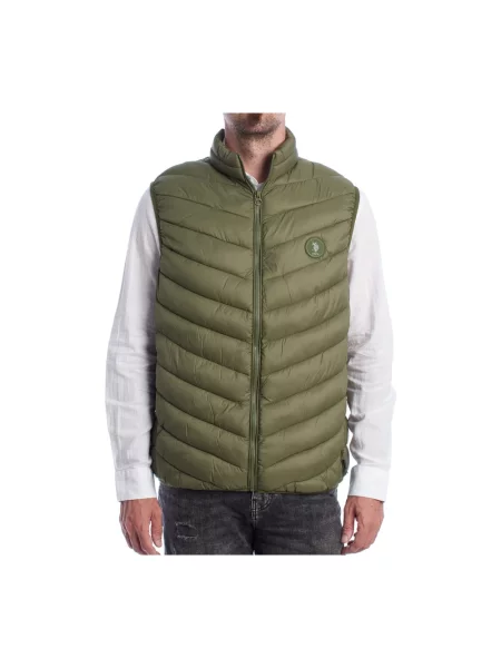 Kamizelka U.s Polo Assn. pikowana zielona