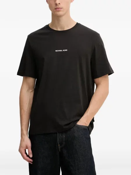 Tricou Michael Kors cu autograf negru