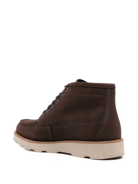 Botine Timberland cu șireturi din piele de căprioară maro