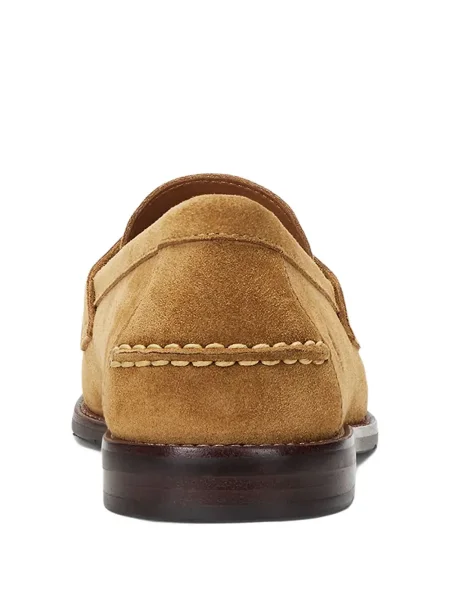 Ochelari de soare Polo Ralph Lauren din piele de căprioară cu imagine de costum albastru