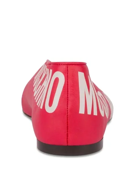 Balerini Moschino cu imagine roșu