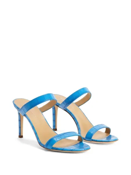 Кожени сандали Giuseppe Zanotti синьо