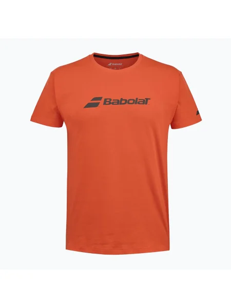 Детска тениска Babolat Exercise Babolat Jr fiesta red червено