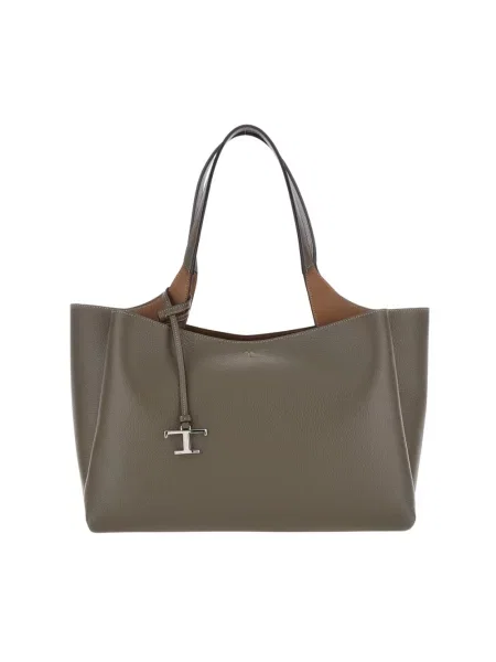 Torebka Tod's skórzana szara