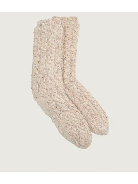 UGG Zokni Elowyn gyapjú hozzáadásával bézs