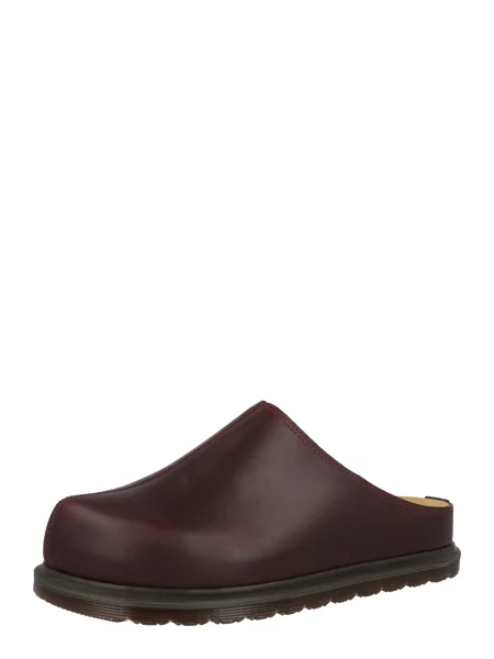 Dr. Martens Pantofle San Mule vínově červená