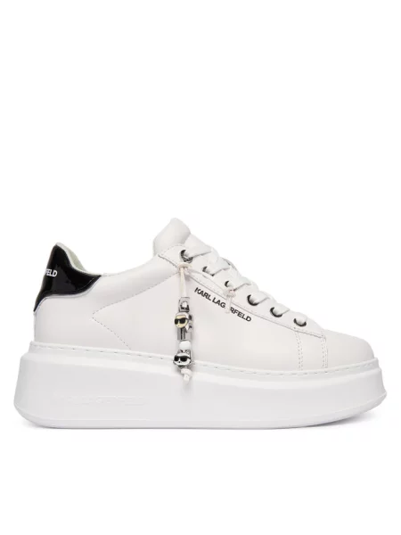 Sneakersy KARL LAGERFELD białe
