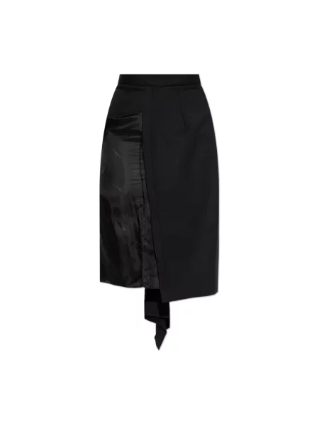 Spódnica Vetements wełniana czarna