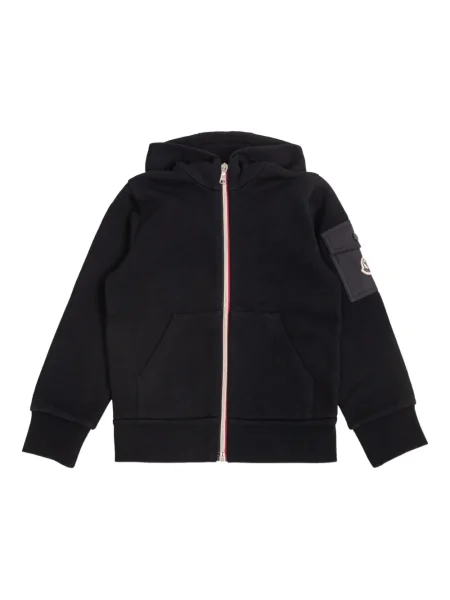 Bluza z kapturem dziecięca Moncler Enfant niebieska