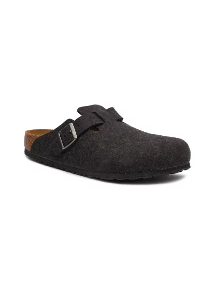 Birkenstock De lână mules încălțăminte Boston gri
