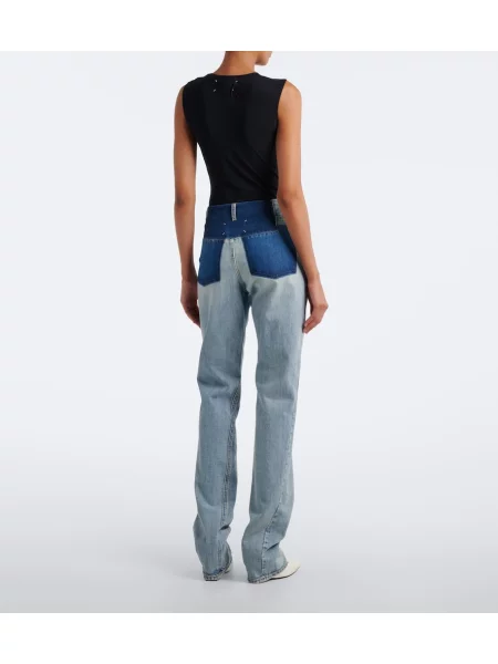 Lepršave traperice Maison Margiela lepršave plava