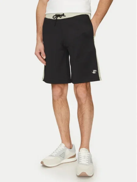 Guess Pantaloni scurți sport negru