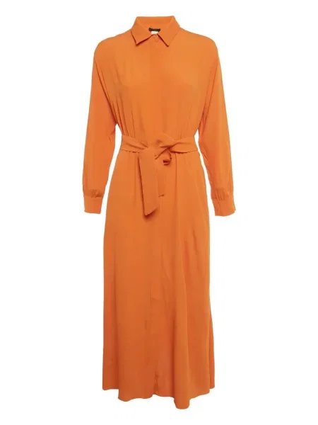 Rochie midi Weekend Max Mara până la genunchi de costum portocaliu