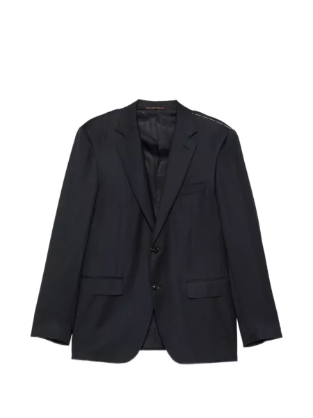 Costum Canali de lână albastru