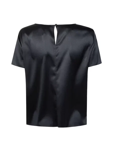 Bluzka Emporio Armani z krótkim rękawem czarna