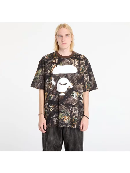 Tricou A BATHING APE Tree Edge Camo Ape Face Relaxed Fit Tee UNISEX Brown XL maro