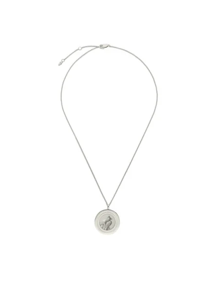 Fossil Колие Harlow Locket сребрист