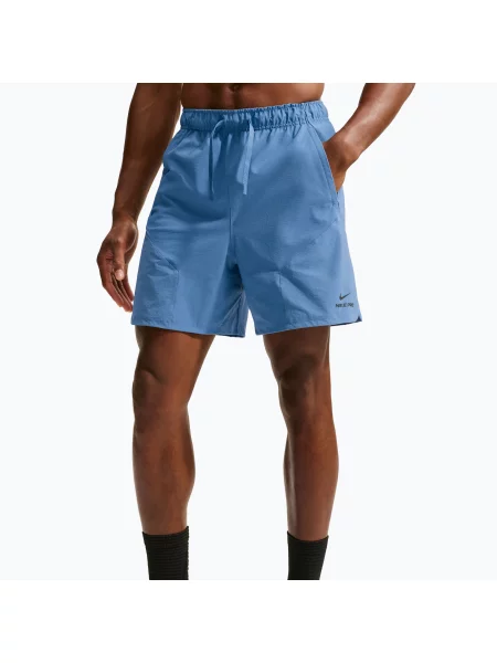 Pantaloni scurți de antrenament pentru bărbați Nike Pro Training indigo storm/indigo storm/black negru