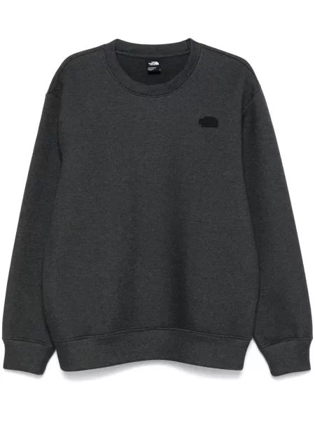 Hanorac The North Face din jerseu gri
