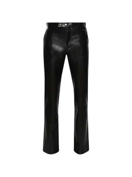 Pantaloni Jil Sander din piele negru