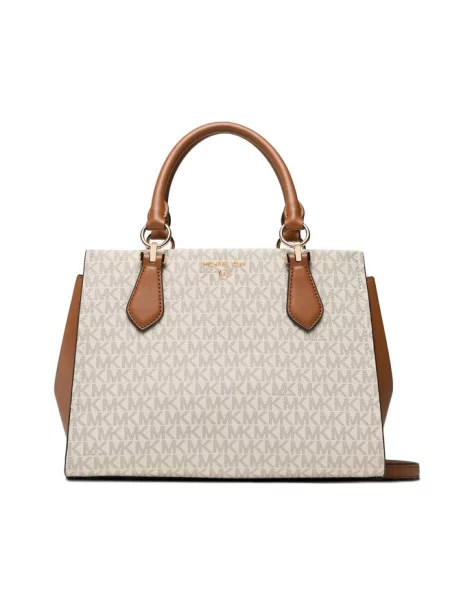Torebka Michael Michael Kors skórzana beżowa