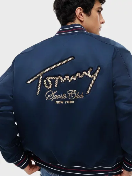 Джинсова куртка Tommy Jeans синя