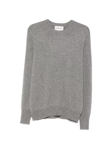 Hanorac crewneck Bompard din cașmir cu decolteu rotund gri