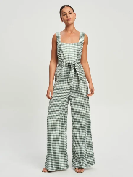 The Fated Salopeta GRACIE kaki alb