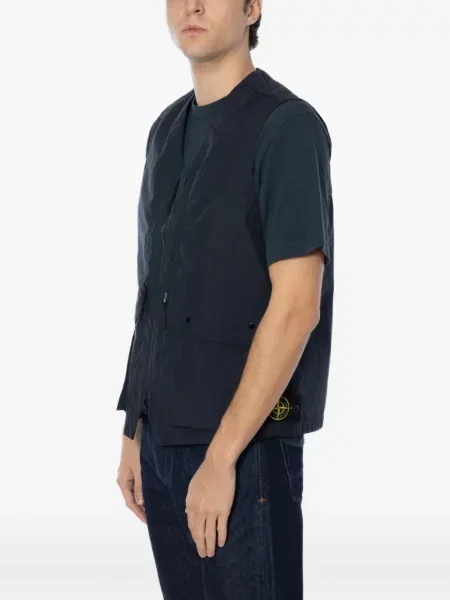 Vestă Stone Island cu strasuri albastru