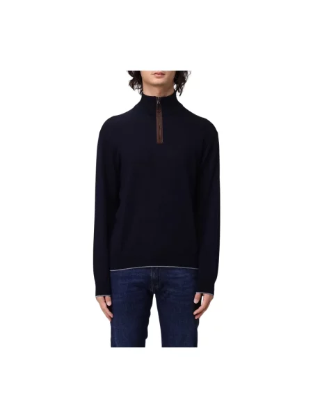 Sweter Paul & Shark niebieski
