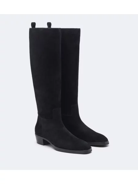 Cizme Jimmy Choo din piele de căprioară negru