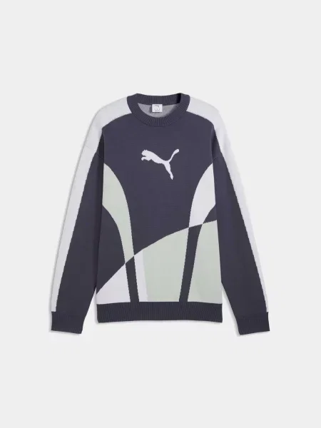 Жіночий Джемпер PUMA комбінований верх сірий