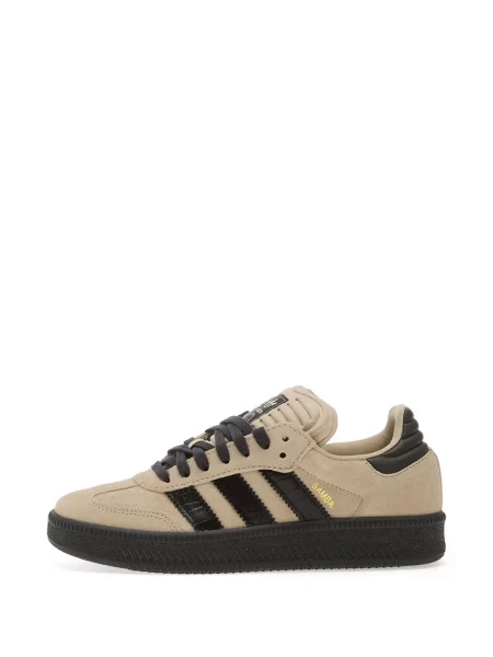 Pantaloni cargo Adidas cu dungi clasici alergare negru