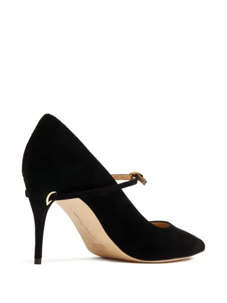 Pantofi cu toc Jennifer Chamandi din piele de căprioară negru