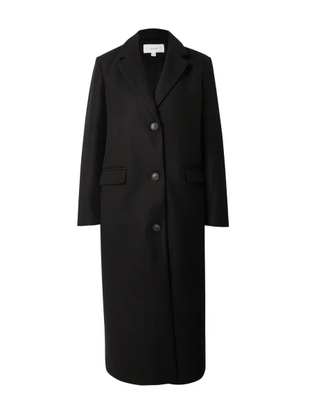 VILA Palton de primăvară-toamnă VISOLO' negru