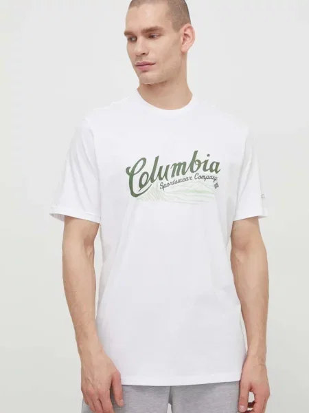 Columbia tričko Rockaway River bílé