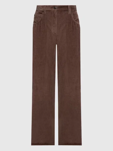 Вельветовые брюки Brunello Cucinelli коричневые