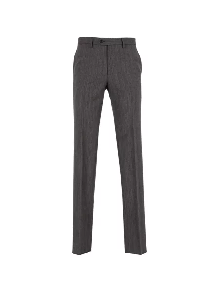 Costum Tagliatore de lână cu model herringbone gri
