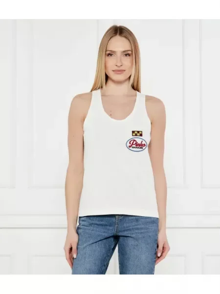 PINKO Felső Noel Regular Fit fehér