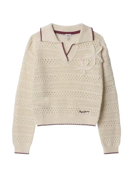 Pulover copii Pepe Jeans bej