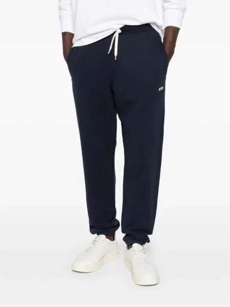 Pantaloni Autry cu broderie albastru