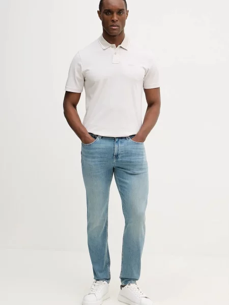 BOSS Orange polo PeoxfordNew beżowe