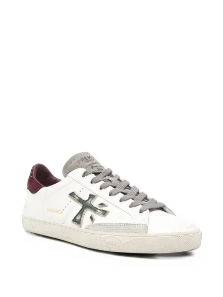 Sneaker Premiata autogrammal fehér
